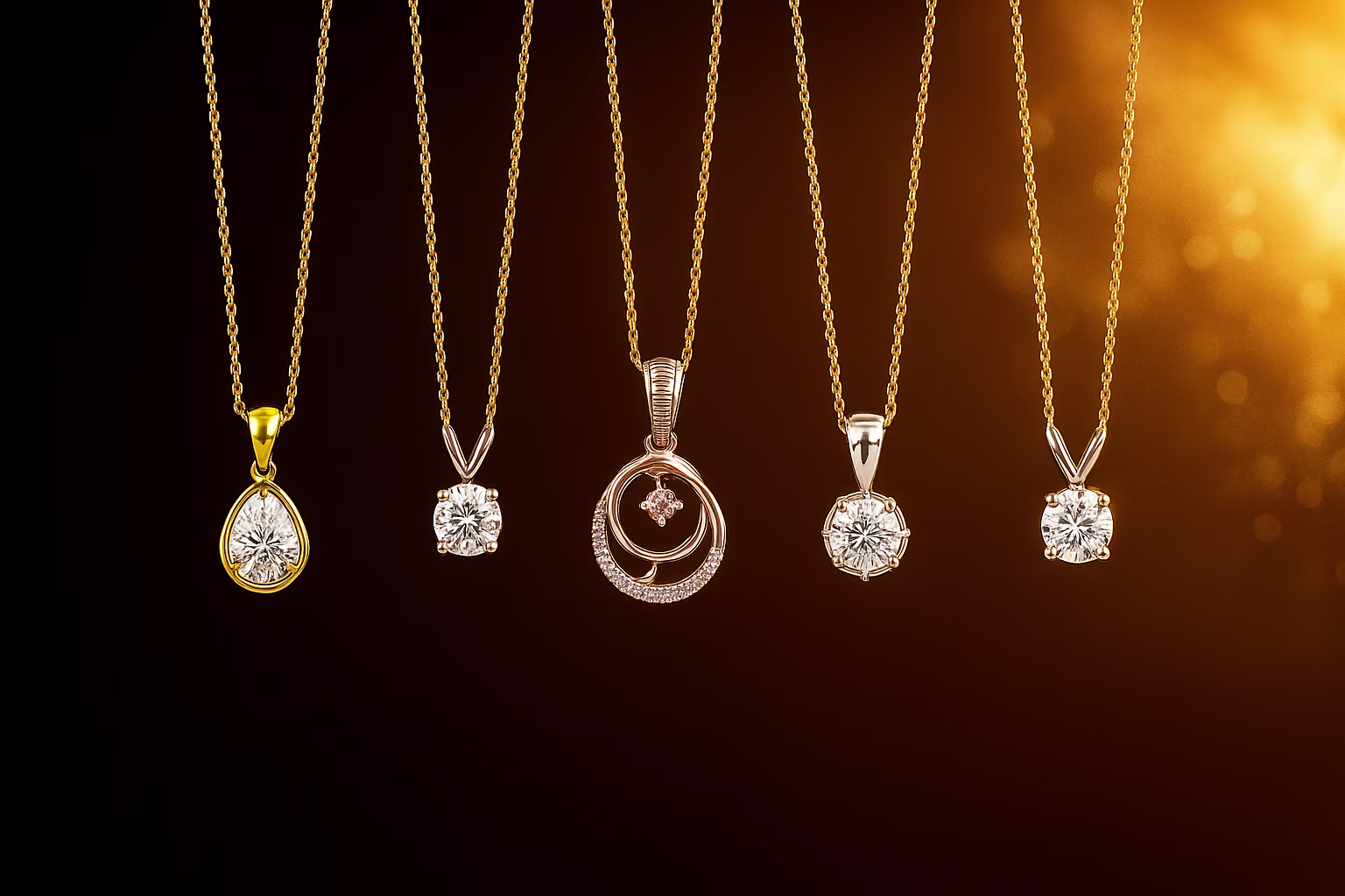 Lab grown diamond jewelry product campaign for brand marketing